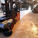 Indoor forklift sweeper collector Star’clean